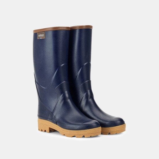 Aigle The Iconic Hunting Boots Women Navy ZA-43960